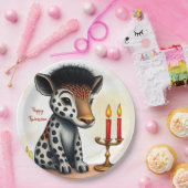 Afrikaanse etnische Kwanzaa wilde dieren in vermom Papieren Bordje (Feest)