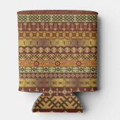 Afrikaanse etnische motieven, ornamentele achtergr blikjeskoeler (Achterkant)