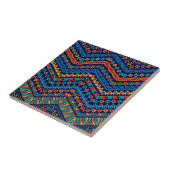 Afrikaanse etnische schimmelvorming tegeltje (Zijkant)