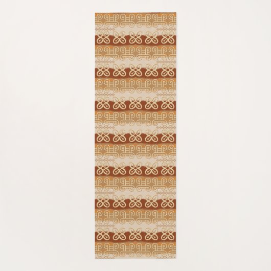 Afrikaanse etnische stam Adinkra-stam. yoga mat. Yogamat (Achterkant)