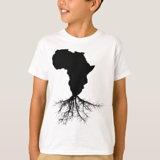 Afrikaanse expat pan Afrikaans continent kaart T-shirt