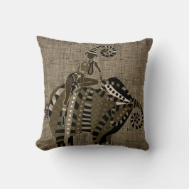 Afrikaanse fantasie Sierkussen 16 x 16 inch