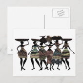 Afrikaanse feast briefkaart (Voorkant / Achterkant)