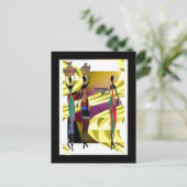 Afrikaanse feast briefkaart (Staand voorkant)