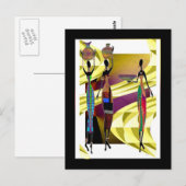 Afrikaanse feast briefkaart (Voorkant / Achterkant)