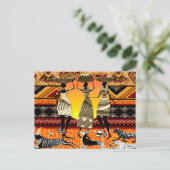 Afrikaanse feast briefkaart (Staand voorkant)