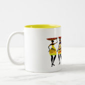 Afrikaanse feast tweekleurige koffiemok (Links)