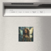 Afrikaanse fee groen & brons magneet (Insitu (Vaatwasser))