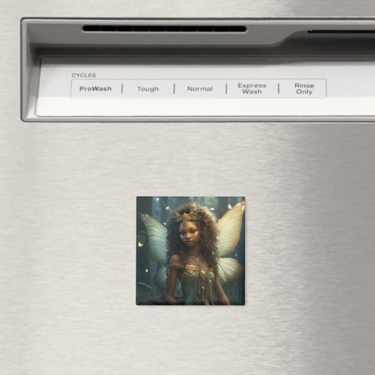 Afrikaanse fee groen & brons magneet (Insitu (Vaatwasser))