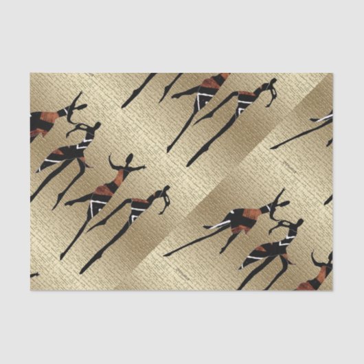 Afrikaanse feestdag tissuepapier (Voorkant)