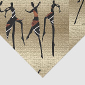 Afrikaanse feestdag tissuepapier (Detail)