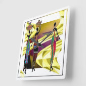 Afrikaanse feestdagen vierkante klok (Hoek)