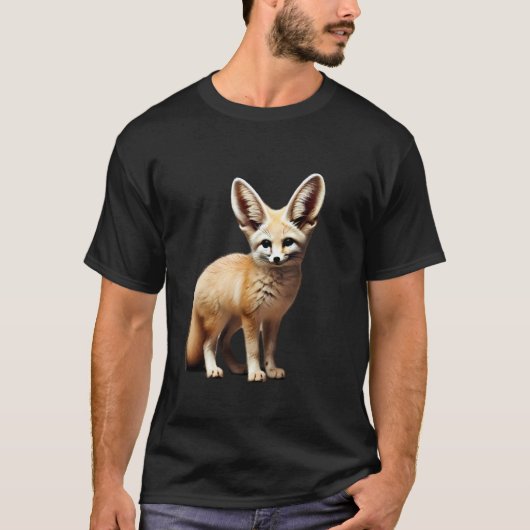 Afrikaanse Fennek Vos Dier T-shirt (Voorkant)