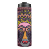 Afrikaanse Folk Art Thermosbeker (Voorkant)