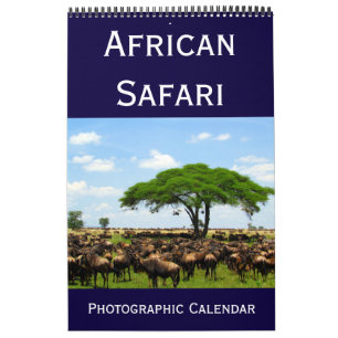 Afrikaanse fotografische safari 2026 kalender