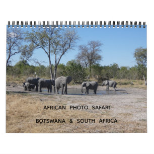 AFRIKAANSE FOTOSAFFARI - BOTSWANA & ZUID-AFRIKA KALENDER