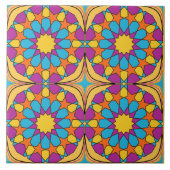 Afrikaanse Fusion Marokkaans mozaïek patroon Tegeltje (Voorkant)