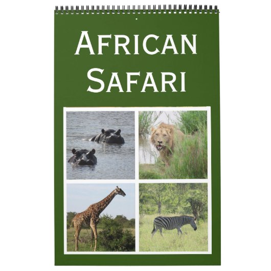 Afrikaanse Game Drive 2025 Kalender (Hoes)