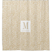 Afrikaanse geïnspireerde Kuba-kleding geïnspireerd Douchegordijn (Voorkant)