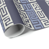 Afrikaanse geïnspireerde wolkstones Kuba Cloth Cadeaupapier (Rol Hoek)