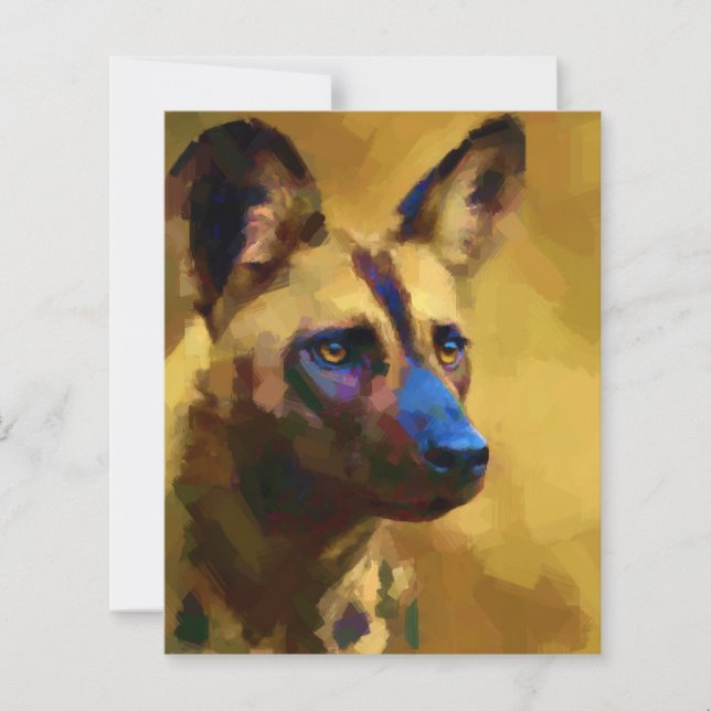 Afrikaanse gekleurde hond (Voorkant)