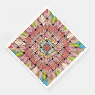Afrikaanse geometrische geweven design servetten