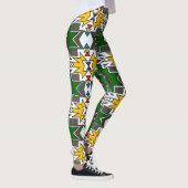 Afrikaanse geometrische print hoge taille workout  leggings (Rechts)