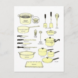 Afrikaanse gereedschap briefkaart