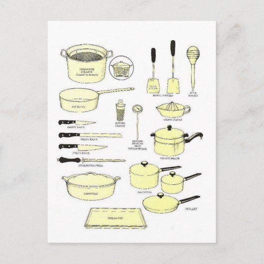 Afrikaanse gereedschap briefkaart (Voorkant)