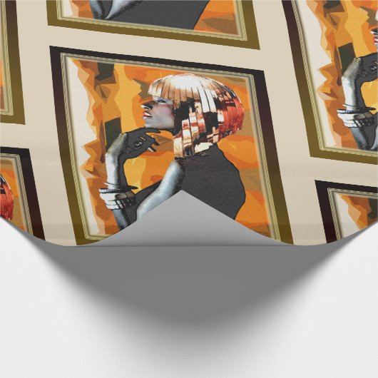 Afrikaanse geschiedenis van de Mode Cadeaupapier (Hoek)