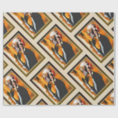 Afrikaanse geschiedenis van de Mode Cadeaupapier (Vlak)