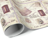 Afrikaanse geskenk papier. cadeaupapier (Rol Hoek)