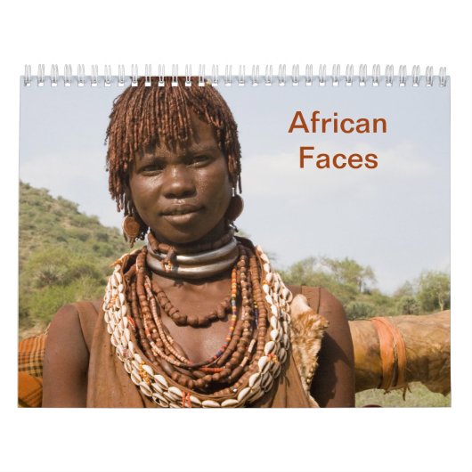 Afrikaanse Gezichten Muur Kalender (Hoes)
