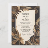 Afrikaanse Ghana Bruin Traditionele Nigeria Bruilo Kaart (Voorkant)