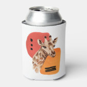 Afrikaanse Giraffe Blikjeskoeler (Blikje Voorkant)