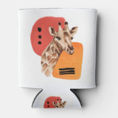 Afrikaanse Giraffe Blikjeskoeler (Voorkant)