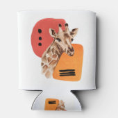 Afrikaanse Giraffe Blikjeskoeler (Achterkant)
