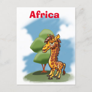 Afrikaanse Giraffe Briefkaart
