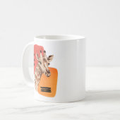 Afrikaanse Giraffe Koffiemok (Voorkant links)