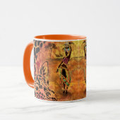Afrikaanse Giraffe Koffiemok Mok (Voorkant links)