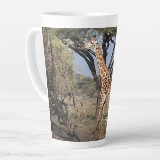 afrikaanse Giraffe late Mok (Linkerhoek)