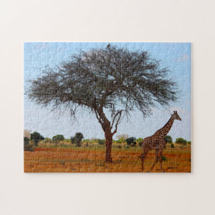 Afrikaanse Giraffe. Legpuzzel