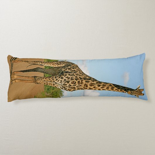 Afrikaanse giraffe lichaamskussen (Achterkant)