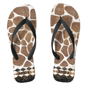 afrikaanse Giraffe Teenslippers