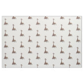 Afrikaanse Giraffe Wildlife Cotton Fabric. Stof (Fat Quarter)