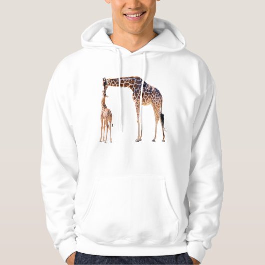 Afrikaanse Giraffen Trui Hoodie (Voorkant)