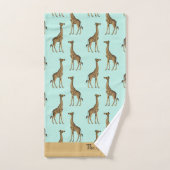 Afrikaanse Giraffes Bad Handdoek (Handdoek)