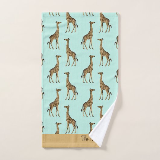 Afrikaanse Giraffes Bad Handdoek (Handdoek)