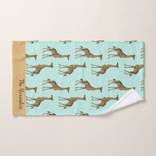 Afrikaanse Giraffes Bad Handdoek (Handdoek)