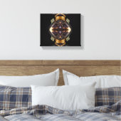 Afrikaanse Godin Canvas Afdruk (Insitu (Slaapkamer))